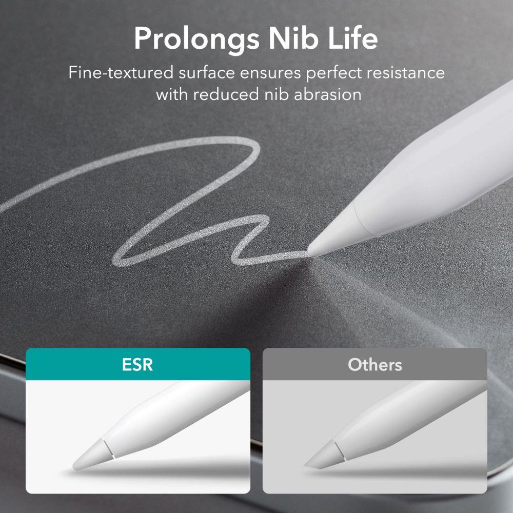 PROTECTIVE FILM ESR PAPER FEEL 2-PACK IPAD 10.9 2022 MATTE CLEAR - Image 9