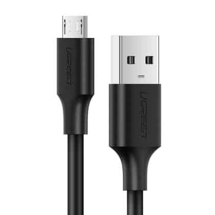 Ugreen cable USB - micro USB 2A cable 1m Μαύρο (60136)