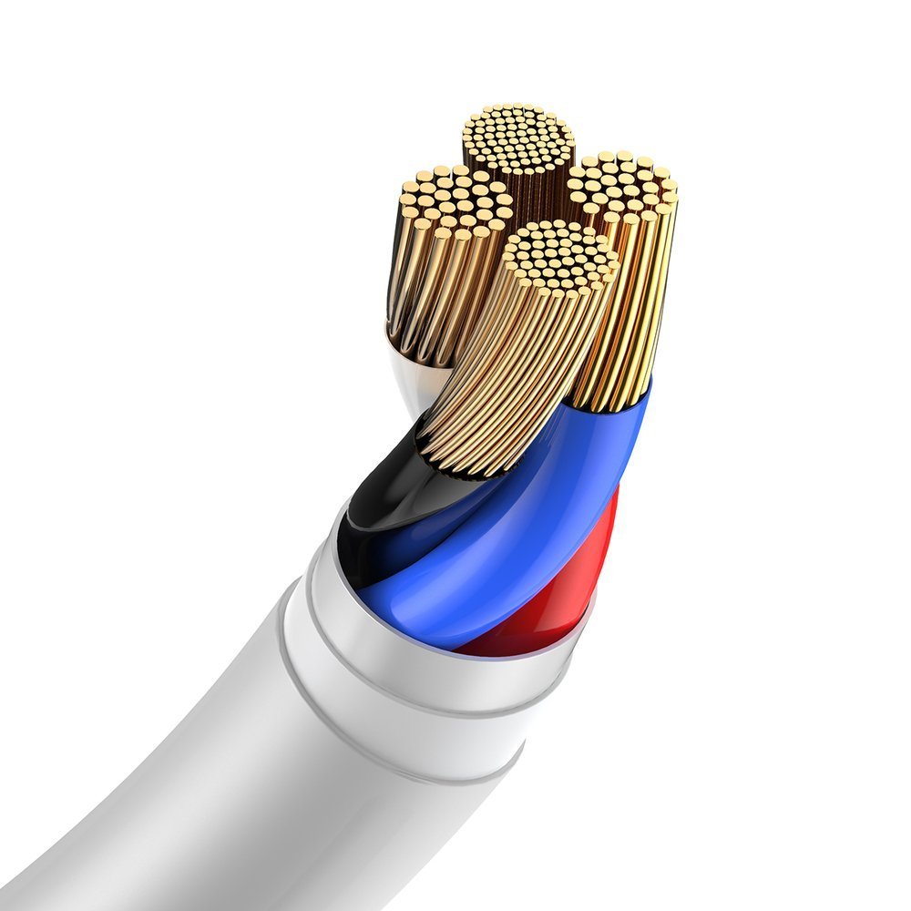 Baseus 2x USB cable - Lightning fast charging Power Delivery 1.5 m (Λεύκο) (TZCALZJ-02) - Image 2
