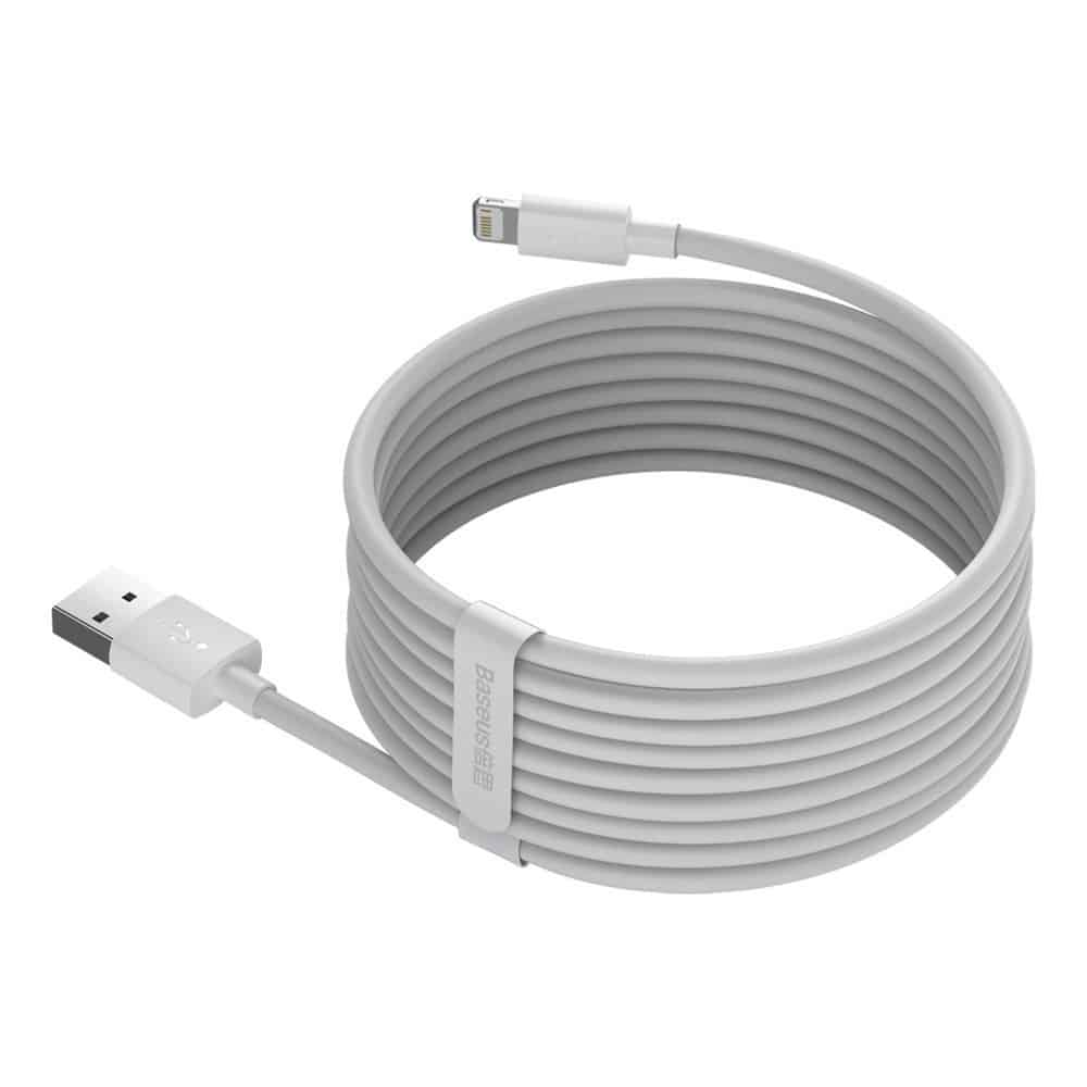 Baseus 2x USB cable - Lightning fast charging Power Delivery 1.5 m (Λεύκο) (TZCALZJ-02) - Image 6