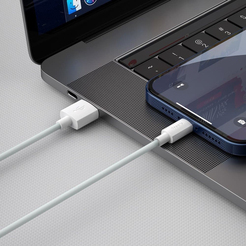 Baseus 2x USB cable - Lightning fast charging Power Delivery 1.5 m (Λεύκο) (TZCALZJ-02) - Image 9