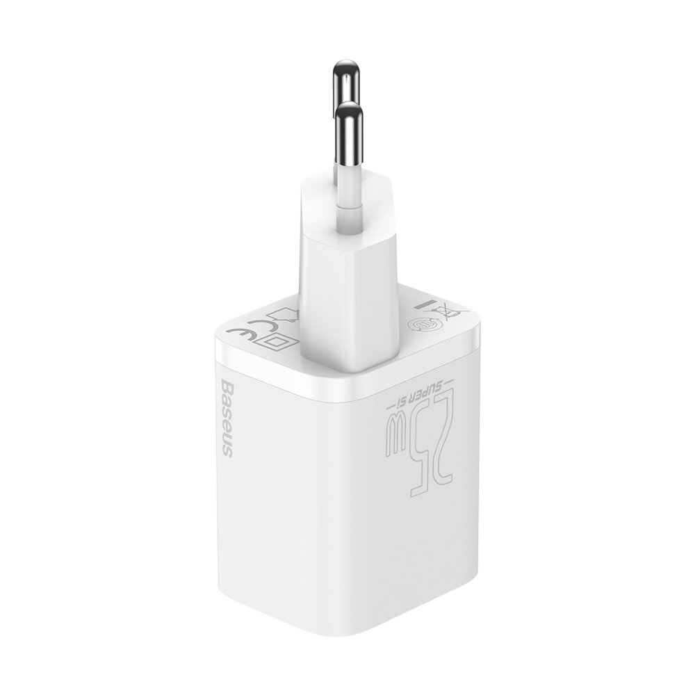 Baseus Super Si 1C fast wall charger USB Type C 25W Power Delivery Quick Charge white (CCSP020102) - Image 9