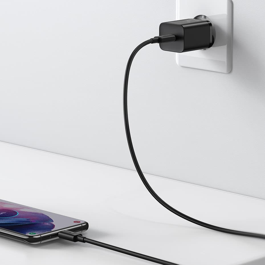 Baseus Super Si 1C fast wall charger USB Type C 25W Power Delivery Quick Charge white (CCSP020102) - Image 17