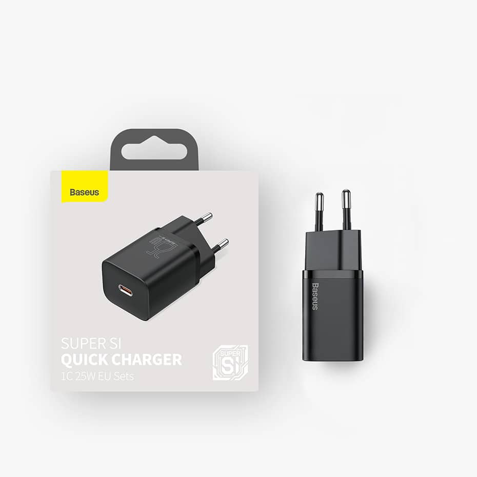 Baseus Super Si 1C fast wall charger USB Type C 25W Power Delivery Quick Charge white (CCSP020102) - Image 20