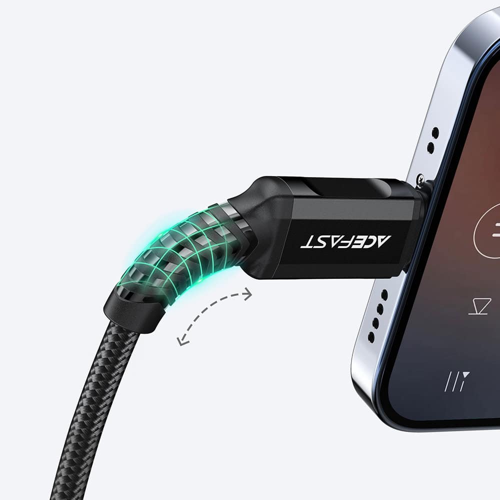 Acefast audio cable MFI Lightning - 3.5mm mini jack (female) 18cm, AUX Μαύρο (C1-05 Μαύρο) - Image 12