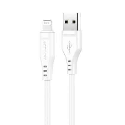 Acefast MFI USB cable - Lightning 1.2m, 2.4A Λευκό (C3-02 Λευκό)