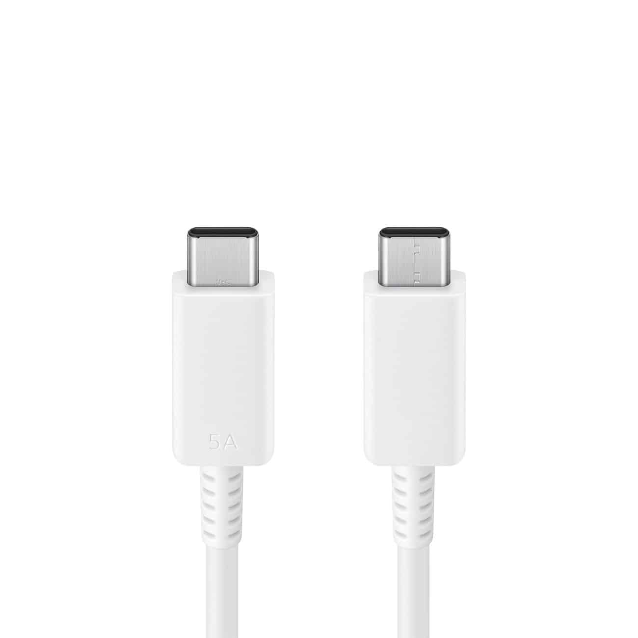 Samsung cable USB-C - USB-C 5A 480Mbps 1.8m Λευκό (EP-DX510JWEGEU) - Image 3