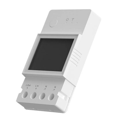 Λευκό ρελέ Wifi Sonoff POWR316D POW Origin με μέτρηση ρεύματος και ισχύος