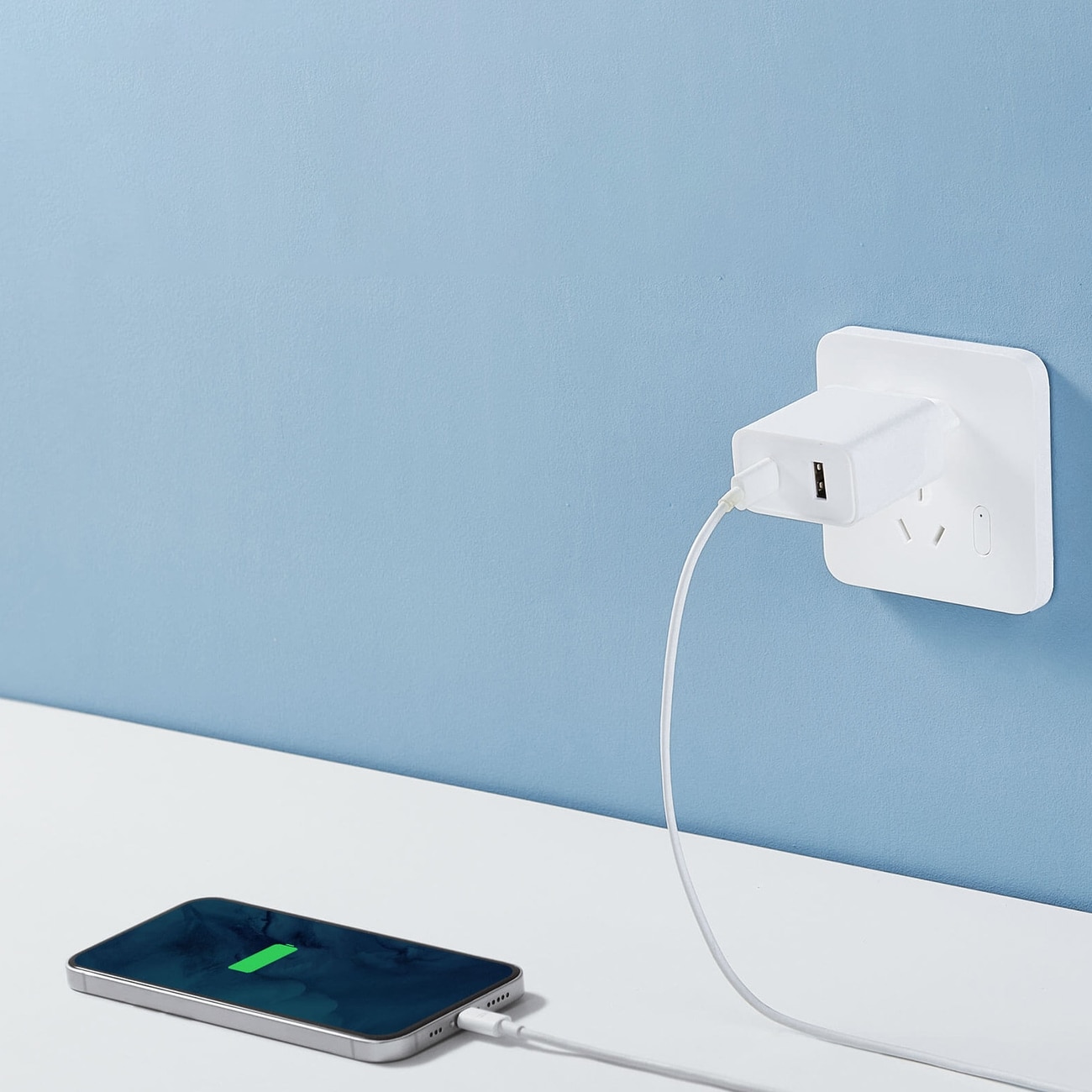 Xiaomi Travel Charger Combo fast charger USB-A / USB-C 33W PD Λευκό (BHR4996GL) - Image 4