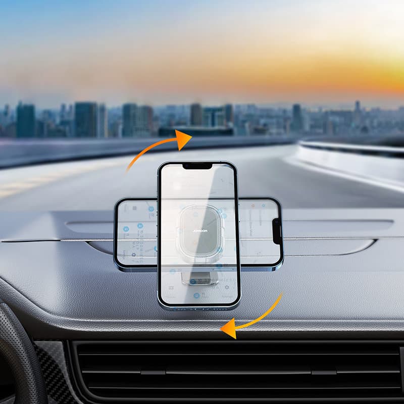 Joyroom magnetic phone holder for dashboard Γκρί (JR-ZS311) - Image 6