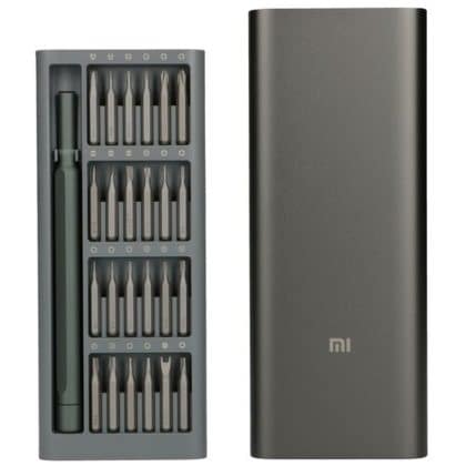 Xiaomi Mijia κατσαβίδι 24 σε 1 σε γκρι χρώμα, μοντέλο BHR4680GL, με σετ μυτών