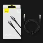 Baseus Glimmer Series Fast Charging Cable USB-A - USB-C 100W 480Mbps 1m Μαύρο - Image 19