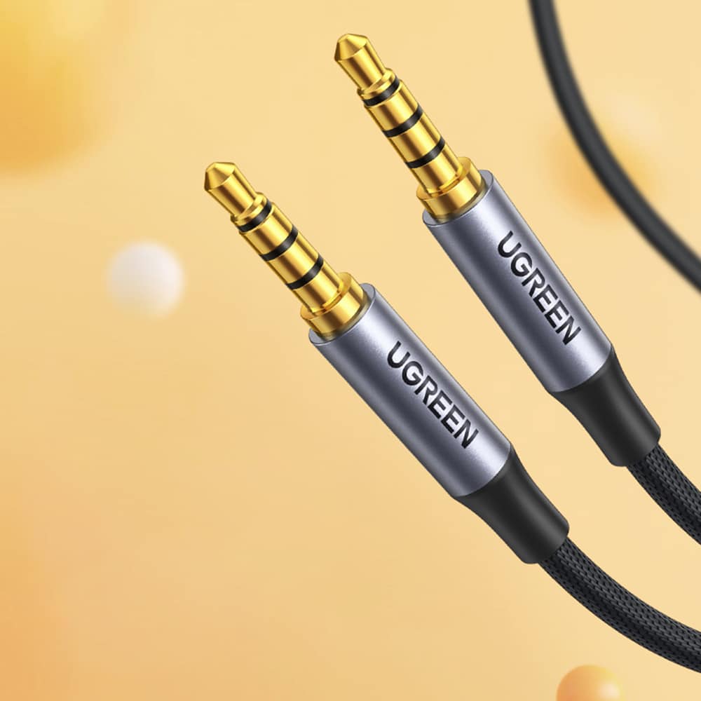 Ugreen cable AUX mini jack 3.5mm cable (male) - 3.5mm mini jack (male) 2m black (AV183) - Image 3