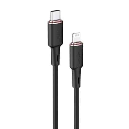 Acefast cable MFI USB Type C - Lightning 1.2m, 30W, 3A Μαύρο (C2-01 Μαύρο)
