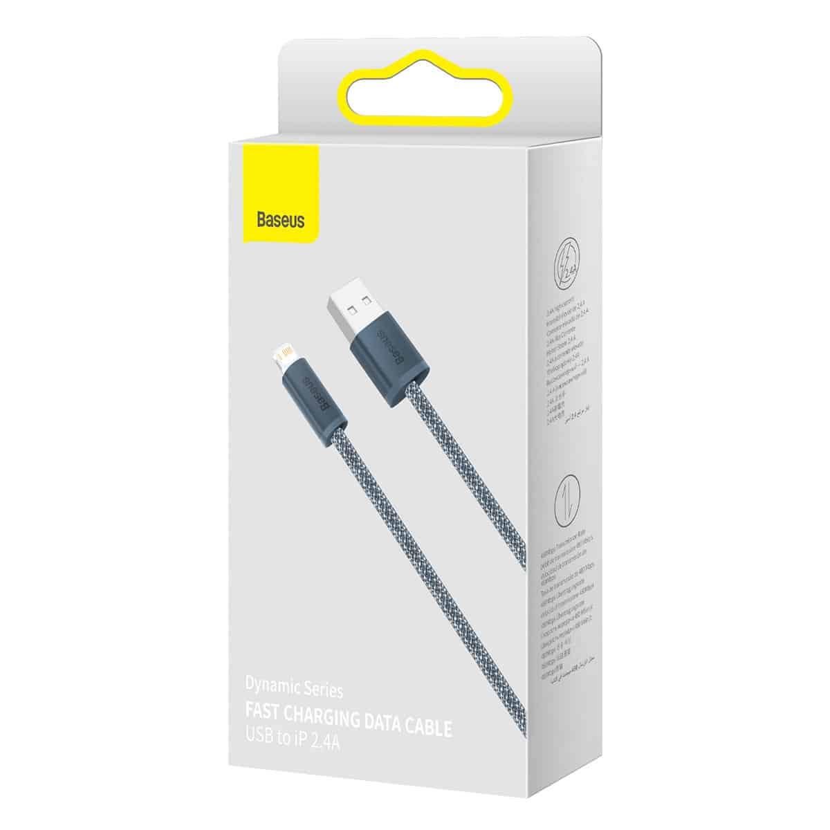Baseus iPhone USB cable - Lightning 2m, 2.4A gray (CALD000516) - Image 5