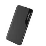 Eco Leather View Case elegant case with a flap and stand function for Samsung Galaxy A73 (Μαύρο) - Image 2