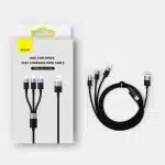 Baseus StarSpeed 3in1 cable USB-A - Micro-USB / Lightning / USB-C 3.5A 1.2m purple - Image 17