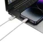 Baseus StarSpeed ​​3in1 cable USB-A - Micro-USB / Lightning / USB-C 3.5A 1.2m white - Image 9