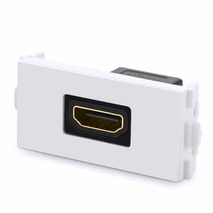 Ugreen panel with HDMI connector straight Λευκό (MM113)