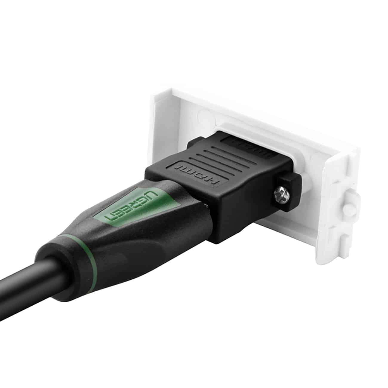 Ugreen panel with HDMI connector straight Λευκό (MM113) - Image 4