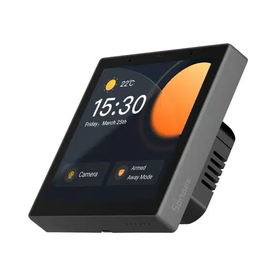 Sonoff smart home control panel with touchscreen Zigbee 3.0 Google Assistant, Alexa (Μαύρο) (NSPanel Pro)