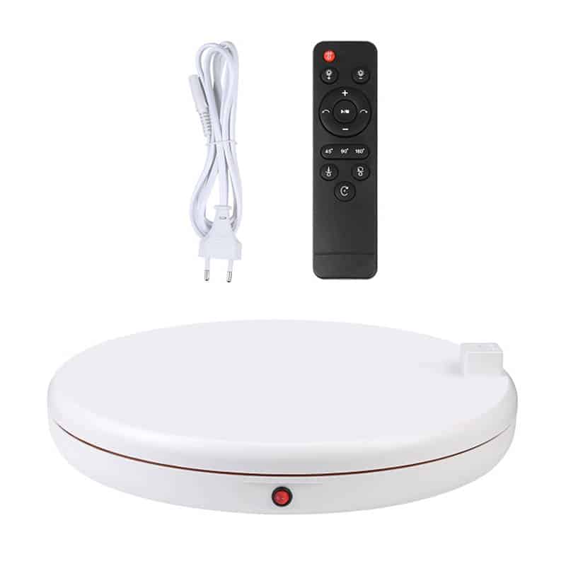 Puluz rotating display stand with power socket 45cm (Λευκό) - Image 2