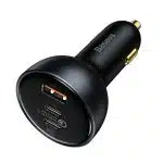Baseus fast car charger USB / USB Type C 160W PPS Quick Charge 5 PD Γκρί (TZCCZM-0G) - Image 2