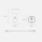 Baseus fast car charger USB / USB Type C 160W PPS Quick Charge 5 PD Γκρί (TZCCZM-0G) - Image 20