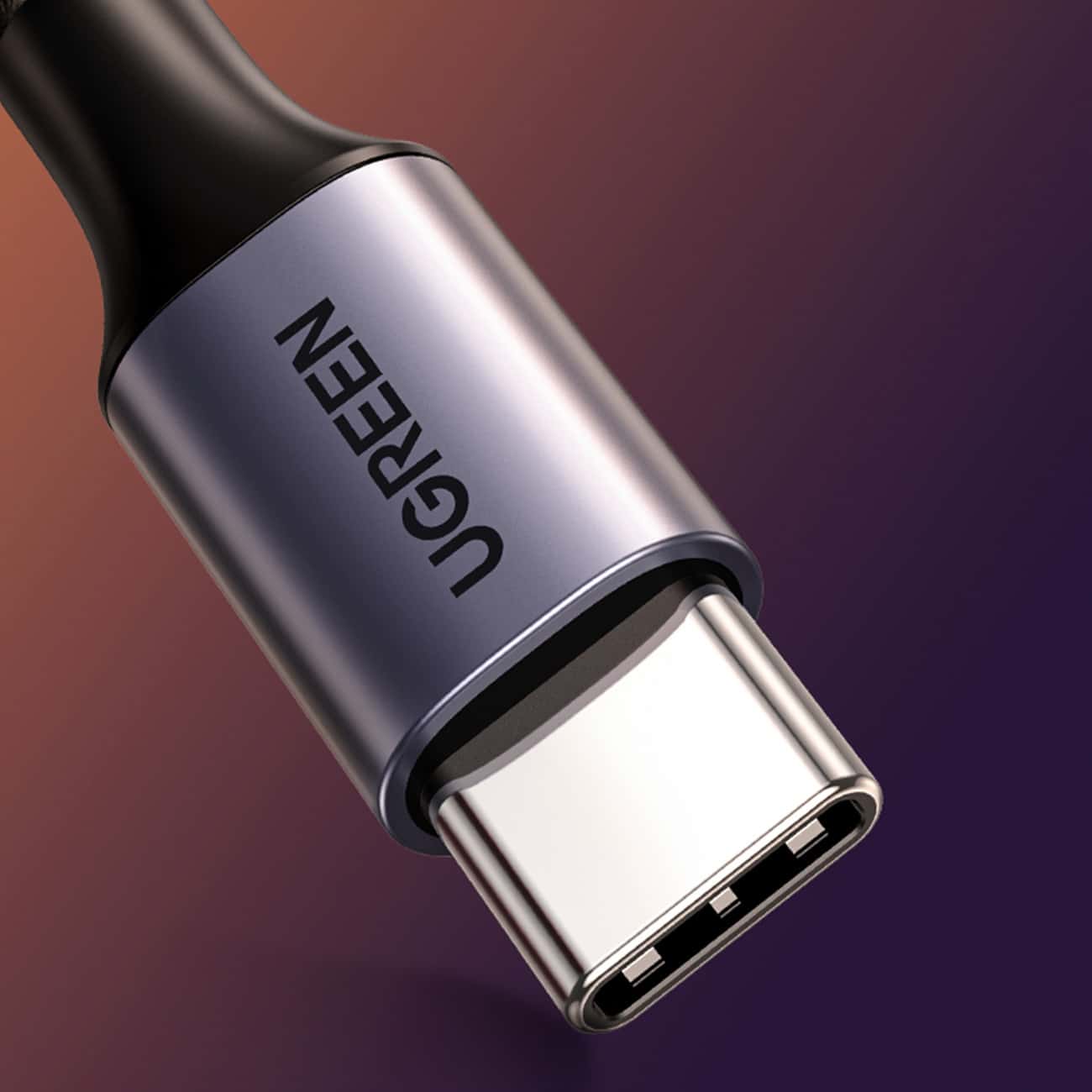 Ugreen cable USB C - mini jack 3.5mm 1m Γκρί (AV143) - Image 12