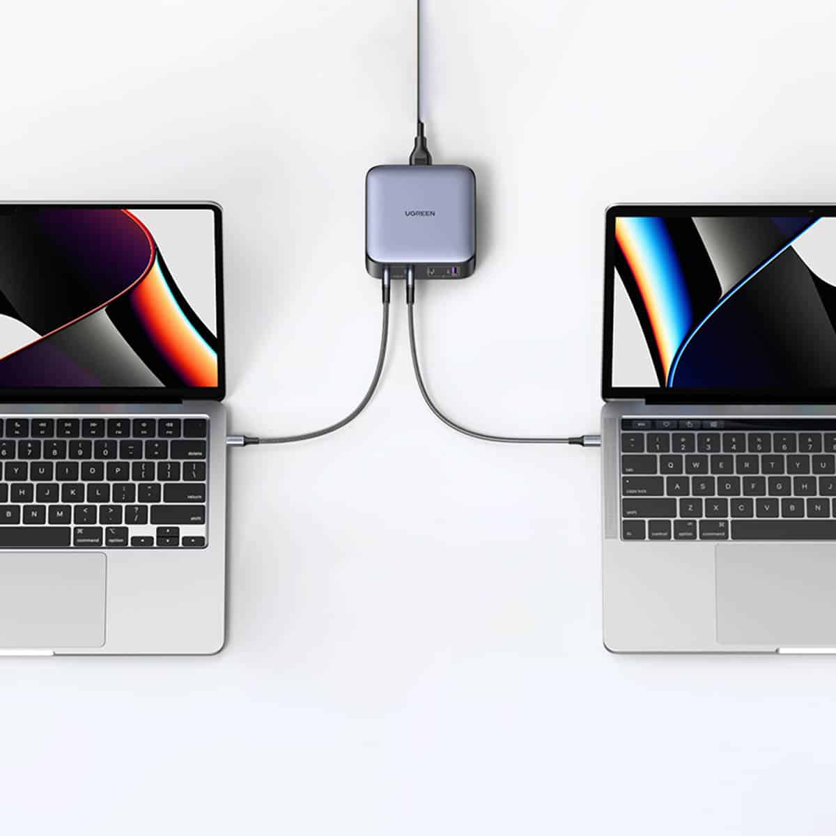 Ugreen Nexode fast desktop charger GaN 3xUSB-C / 1xUSB-A 100W gray (CD328) - Image 8
