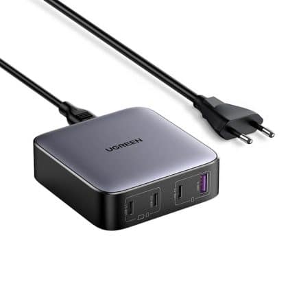 Ugreen Nexode fast desktop charger GaN 3xUSB-C / 1xUSB-A 100W gray (CD328)