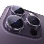 Camera tempered glass for iPhone 14 Pro / 14 Pro Max Baseus + mounting kit - Image 2