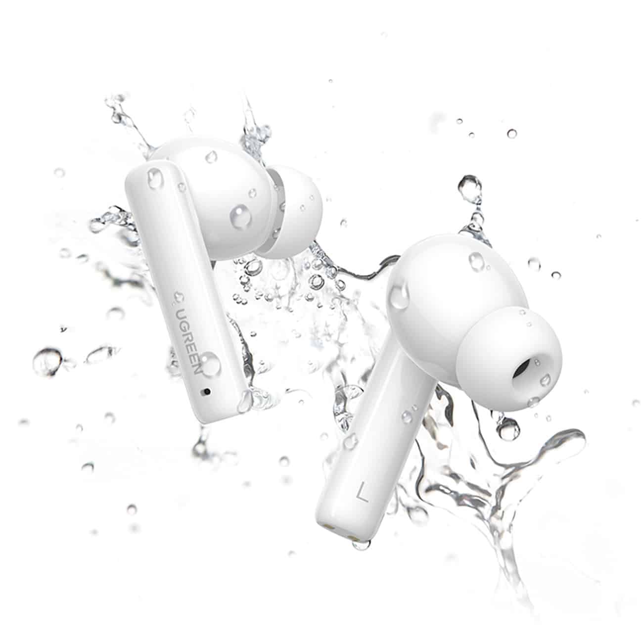 Ugreen HiTune T3 Active WS106 Wireless Bluetooth 5.2 TWS ANC Headphones - Λευκό - Image 11