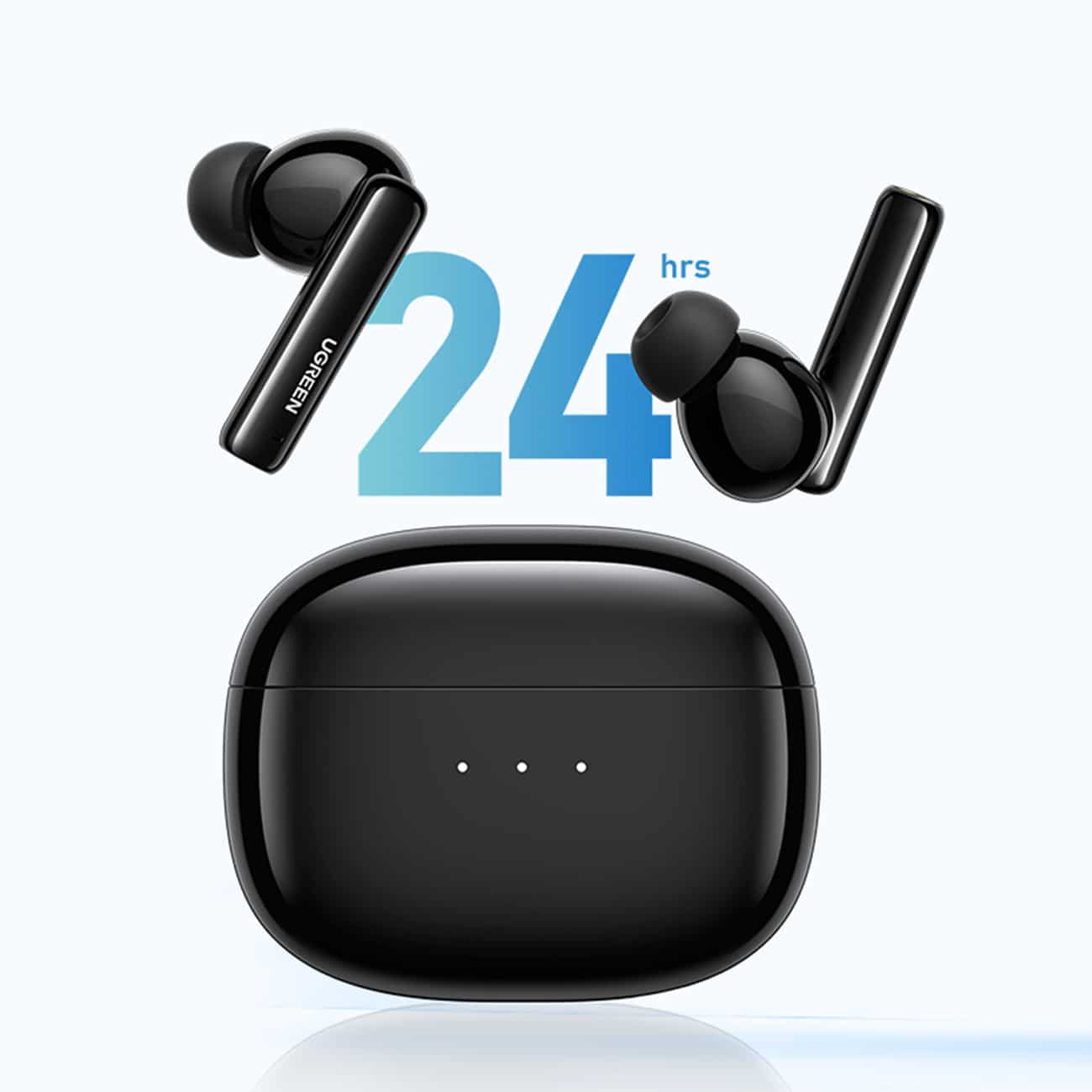 Ugreen HiTune T3 Active WS106 Wireless Bluetooth 5.2 TWS ANC Headphones - Λευκό - Image 8