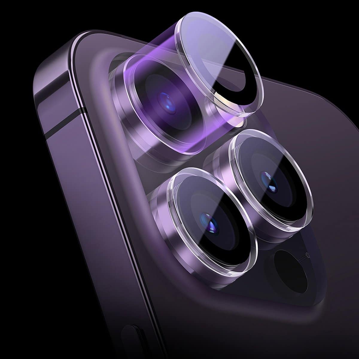 Camera Glass for iPhone 13 Pro Max / 13 Pro Baseus Camera Glass - Image 9