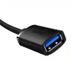 USB 3.0 extension cable 1.5m Baseus AirJoy Series - Μαύρο - Image 2