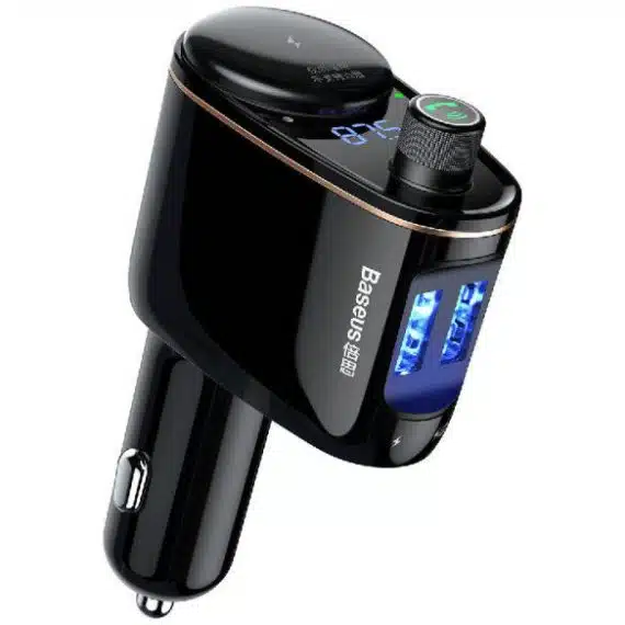 Baseus S-06 Bluetooth/USB car FM transmitter (Overseas Edition) - Μαύρο