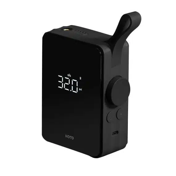 HOTO QWCQB001 Electric Tire Inflator, 2500mAh (black)
