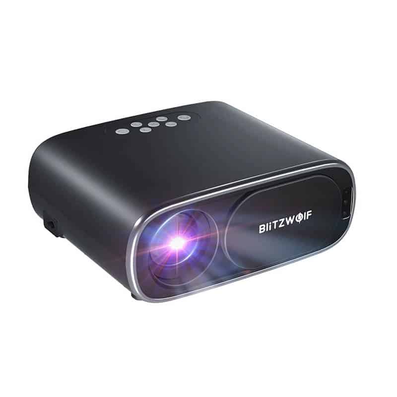 BlitzWolf BW-V4 1080p LED beamer / projector, Wi-Fi + Bluetooth (black) - Image 3