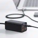 Baseus GaN3 Pro fast universal GaN charger 2 x USB Type C / 2x USB 100W PD3.0, QC4.0 +, AFC Μαύρο (CCGP000101) - Image 11