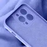 Θήκη σιλικόνης για iPhone 13 Pro Max κάλυμμα σιλικόνης ανοιχτό μωβ - Image 3
