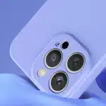 Θήκη σιλικόνης για iPhone 13 Pro Max κάλυμμα σιλικόνης ανοιχτό μωβ - Image 7