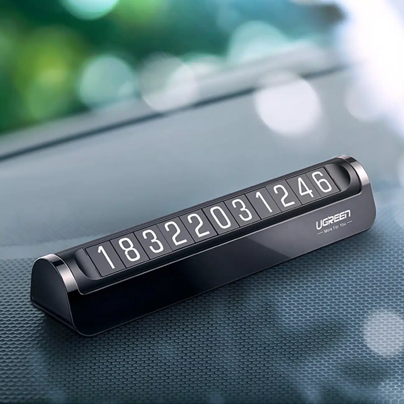 Ugreen Car Telephone Number Plate (Μαύρο) (LP178) - Image 2