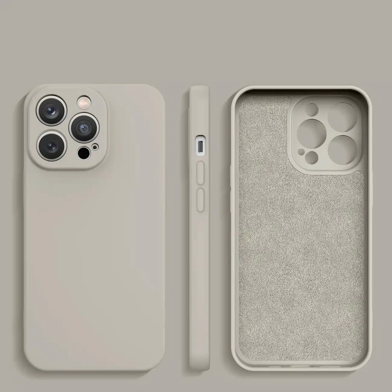 Samsung Θήκη σιλικόνης - θήκη για Samsung Galaxy A34 - Μπεζ - Image 2