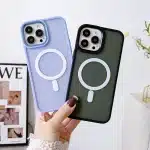 Magnetic Color Matte Case for iPhone 15 Plus - green - Image 7