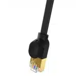 Baseus fast RJ45 network cable cat.7 10Gbps 2m flat (Μαύρο) - Image 4