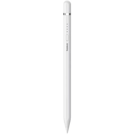 Baseus Smooth Writing 2 stylus with active tip for iPad + USB-A - Lightning cable and replaceable tip - Λευκό