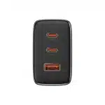 Baseus Cube Pro 65W GaN charger 2x USB-C USB-A - Μαύρο - Image 2