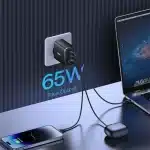 Baseus Cube Pro 65W GaN charger 2x USB-C USB-A - Μαύρο - Image 9