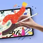 Baseus Smooth Writing 2 Overseas Edition stylus with active tip for iPad with USB-C cable and replaceable tip - Λευκό - Image 10